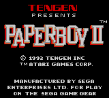Paperboy 2 Title Screen